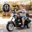 3-Wheel Electric Motorcycle Ride-On Toy for Toddlers 3+