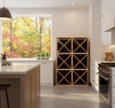 Modular Wine Cube Storage Stackable Wood Bins | Holds 144 Bottles by Wine Racks