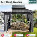Aera Permanent 10'x12' Hardtop Gazebo