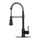 One-Handle Pre-Rinse Spring Copper Kitchen Faucet - AK96566-C