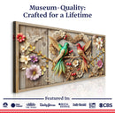 3D Hummingbirds Wall Art VII