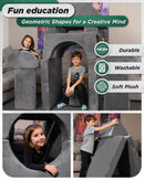 LX15 14pcs Modular Play Couch, Granite Gray