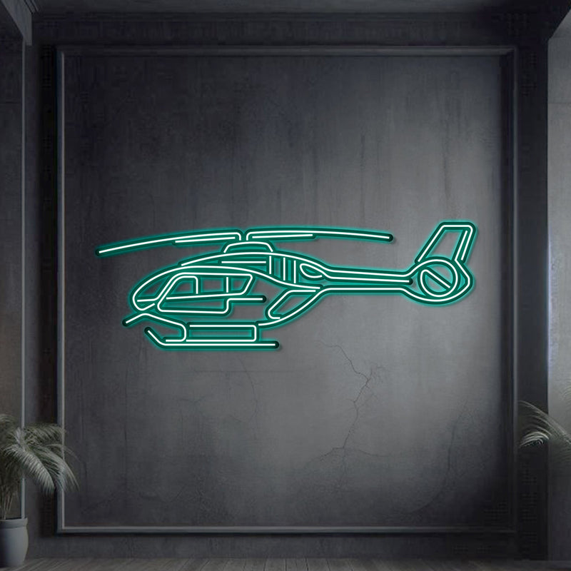 Juno HT1 Metal Neon Aircraft Wall Art - NCN0051