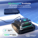 WYBOT S2 Solar with Solar-Powered Charging Dock Robotic Pool Cleaner