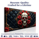 3D Rose and Skull Wall Art VII