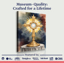 Holy Eucharist in Monstrance Faith Wall Art
