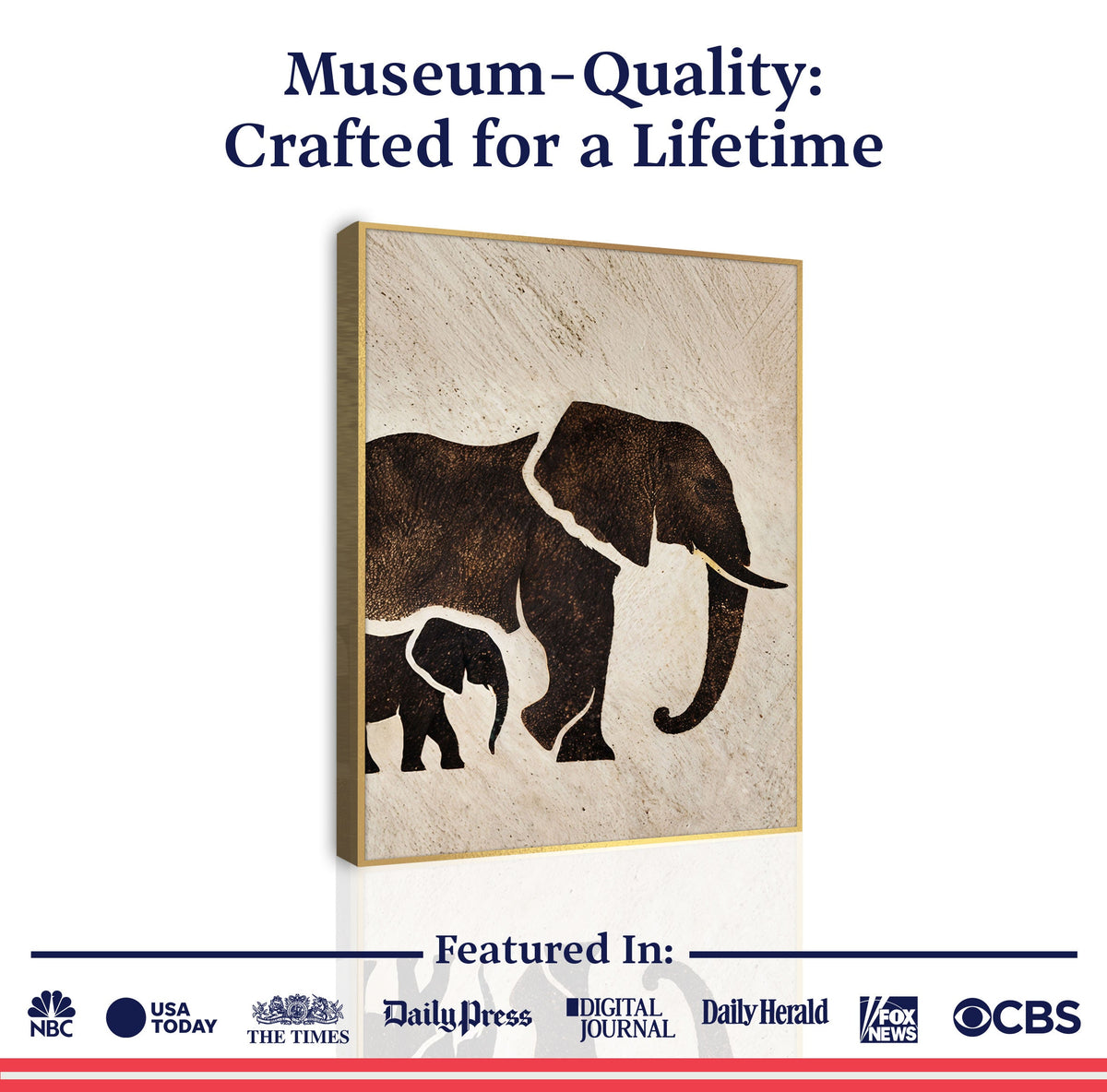 Elephant Heritage Wall Art, photo 6 of 10