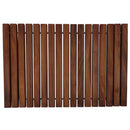 Sunriver Teak Shower and Bath String Mat with Rubber Feet 23.62" x 15.75" by NORDICTEAK.COM