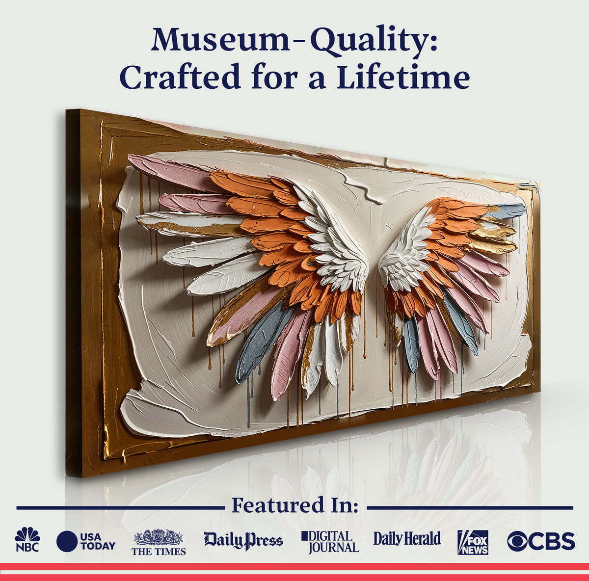 Angelic Wings Wall Art, photo 6 of 10