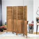 5.6 Ft Tall 4 Panel Folding Privacy Room Divider by LJGDeals