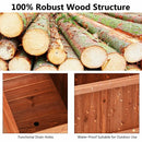 Wooden Decorative Planter Box for Garden Yard and Window by LJGDeals
