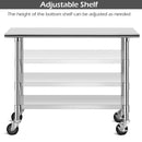 Stainless Steel Commercial Kitchen Prep & Work Table by LJGDeals