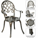 3 Pieces Outdoor Set Patio Bistro with Attached Removable Ice Bucket by LJGDeals