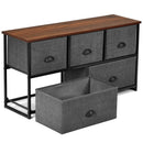 Wood Dresser Storage Unit Side Table Display Organizer by LJGDeals