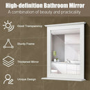 Wall-Mounted Multipurpose Vanity Mirror with Shelf by LJGDeals