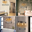 3-Light Vanity Lamp Bathroom Fixture with Metal Wire Cage by LJGDeals