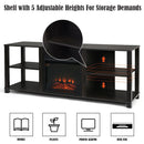 2-Tier TV Storage Cabinet Console with Adjustable Shelves by LJGDeals