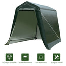 Outdoor Carport Shed with Sidewalls and Waterproof Ripstop Cover by LJGDeals