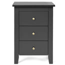 Nightstand End Beside Table Drawers Modern Storage Bedroom Furniture by LJGDeals