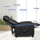 Recliner Sofa Wingback Chair with Massage Function by LJGDeals