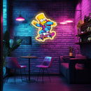 UV Printed Simpson Neon Wall Art- LV0081