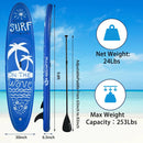 Inflatable & Adjustable Stand Up Paddle Board by LJGDeals