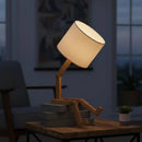 Creative Shape-Changing Wooden Lamp – Foldable Modern Desk Light for Bedroom, Study & Living Room by 2Dropme