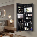 Lockable Storage Jewelry Cabinet with Frameless Mirror by LJGDeals