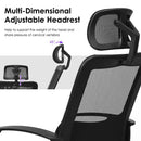 Mesh Office Chair High Back Ergonomic Swivel Chair by LJGDeals