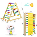 Foldable Wooden Climbing Triangle Indoor
