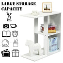 3-Tier Narrow Side Table with Storage Shelf by LJGDeals