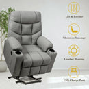 Electric Power Lift Recliner Massage Sofa by LJGDeals