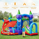 Kids Inflatable Bounce House Dragon Jumping Slide Bouncer Castle with 740W Blower by DirectDeals