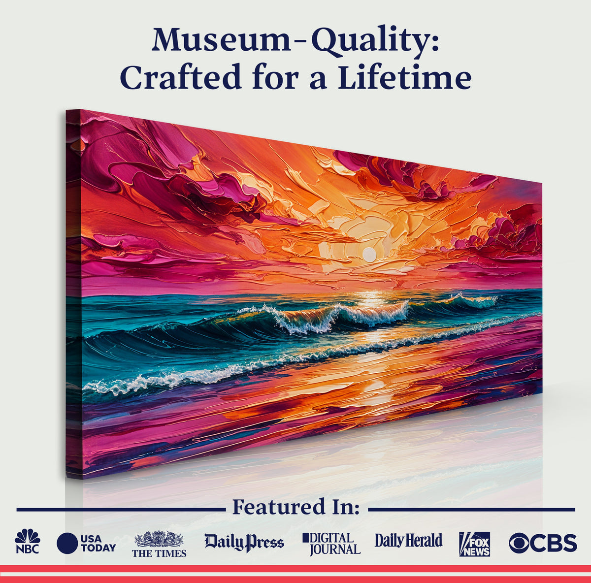 Coastal Sunset Wall Art, photo 6 of 10