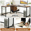 L Shaped Desk Corner Computer Desk PC Laptop Gaming Table Workstation by LJGDeals