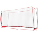 6/8/12 Feet Durable Bow Style Soccer Goal Net with Bag-12' x 6' by LJGDeals