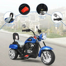 6V Powered Toddler 3-Wheel Motorbike Ride On Toy with Horn and Headlight-Black and White by LJGDeals