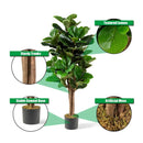 4 Feet Artificial Fiddle Leaf Fig Tree Decorative Planter by LJGDeals