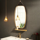 30 Inch Modern Rectangle Wall Hanging Framed Mirror by LJGDeals