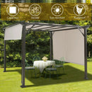 10 x 10 Feet Metal Frame Patio Furniture Shelter-Beige by LJGDeals