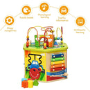 7-in-1 Wooden Activity Cube Toy by LJGDeals