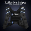 Training Weight Vest Workout Equipment with Adjustable Buckles and Mesh Bag by LJGDeals