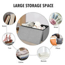 30 Inch Folding Storage Ottoman with Lift Top by LJGDeals