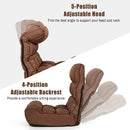 4-Position Adjustable Floor Chair Folding Lazy Sofa by LJGDeals
