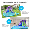 Inflatable Water and Sand Park Mighty Bounce House with Large Pool by LJGDeals
