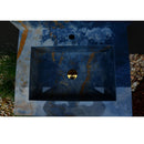 HANDCRAFTED OCEAN BLUE HIGH ENGINEERED STONE SINK (ES-034)