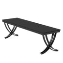 78.74" Two Person Desk Industrial Double Computer Desk with Metal Frame