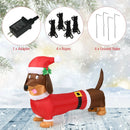5 Feet Inflatable Christmas Dog with LED Lights by DirectDeals