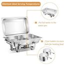 2 Packs Stainless Steel Chafing Dish by LJGDeals