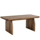 47" Coffee Table, Farmhouse Center Table Low Cocktail Tea Table